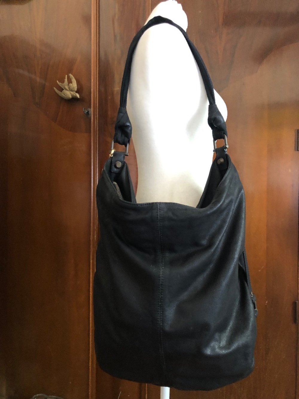 Lanvin slouchy leather shoulder bag